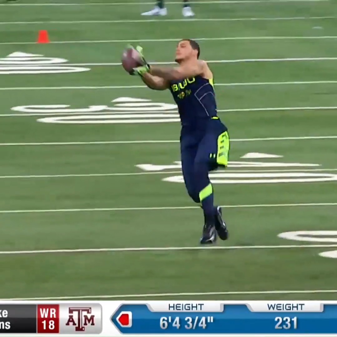 M1K3 has always been that guy 💯 📺: #NFLCombine on NFL Network