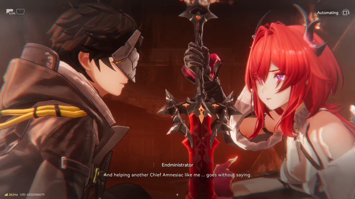 Playing through Laevatain’s quest and hearing so many voiced lines by EndminA made me so much more invested in the story 🥺 Wasn’t expecting to walk out of this side quest with a new ship but the tension between the two was off the charts 😭 #ArknightsEnfield