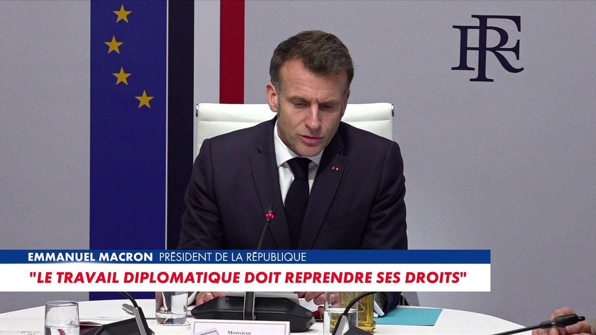 Emmanuel Macron a déclaré : «Le travail diplomatique doit reprendre ses droits», avant son Conseil de défense. Toute l'info est à retrouver sur