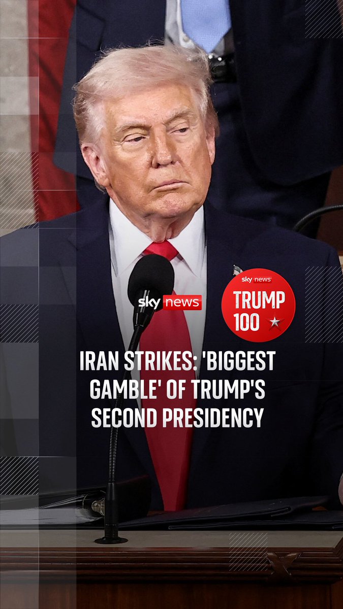 In an extra episode of #Trump100, Mark Stone and David Blevins discuss the "almighty gamble" Donald Trump is taking by striking Iran. 🎧Click the link to listen to the full podcast: