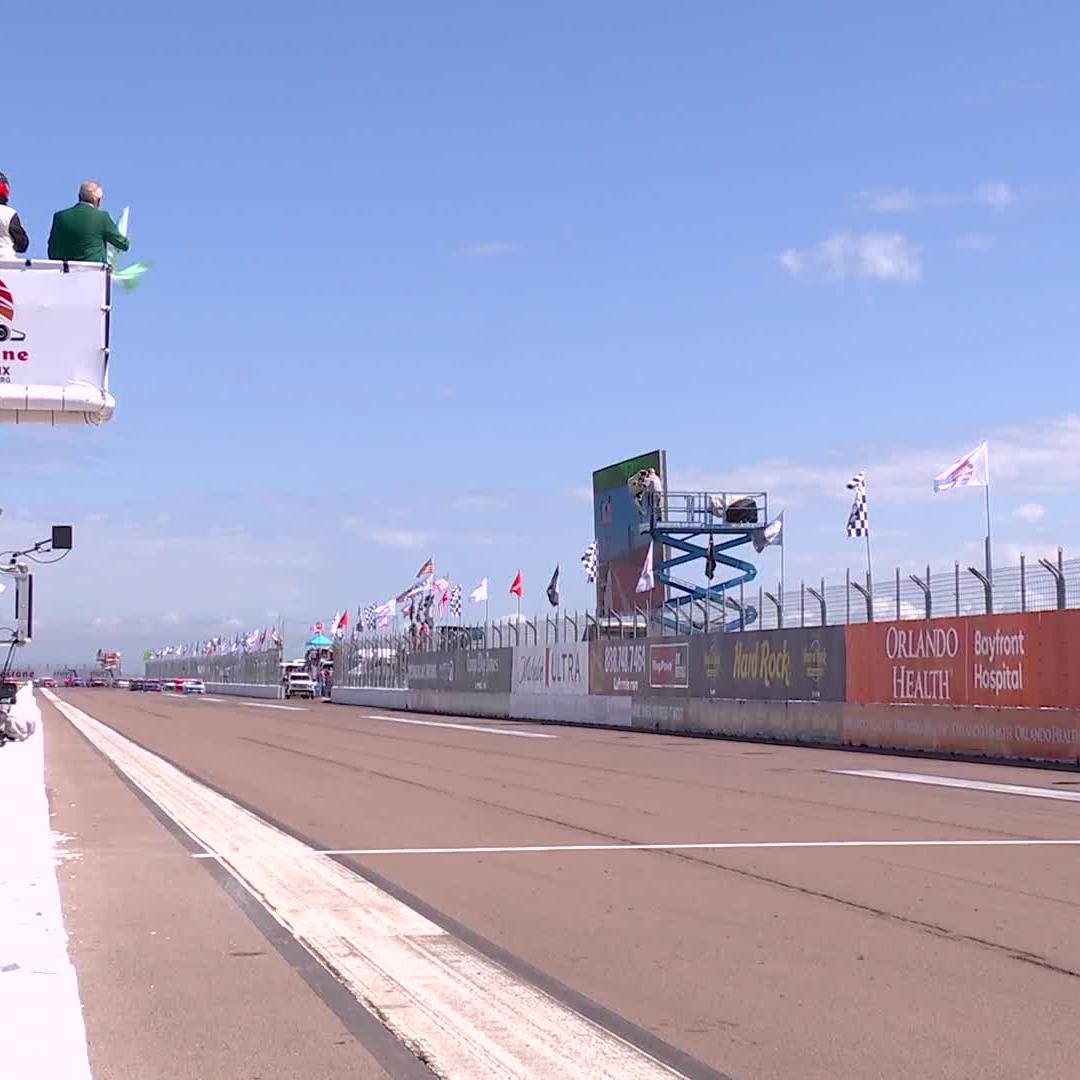 We're taking it to the streets, live on FOX! For the first time in series history, the green flag waves at St. Petersburg!