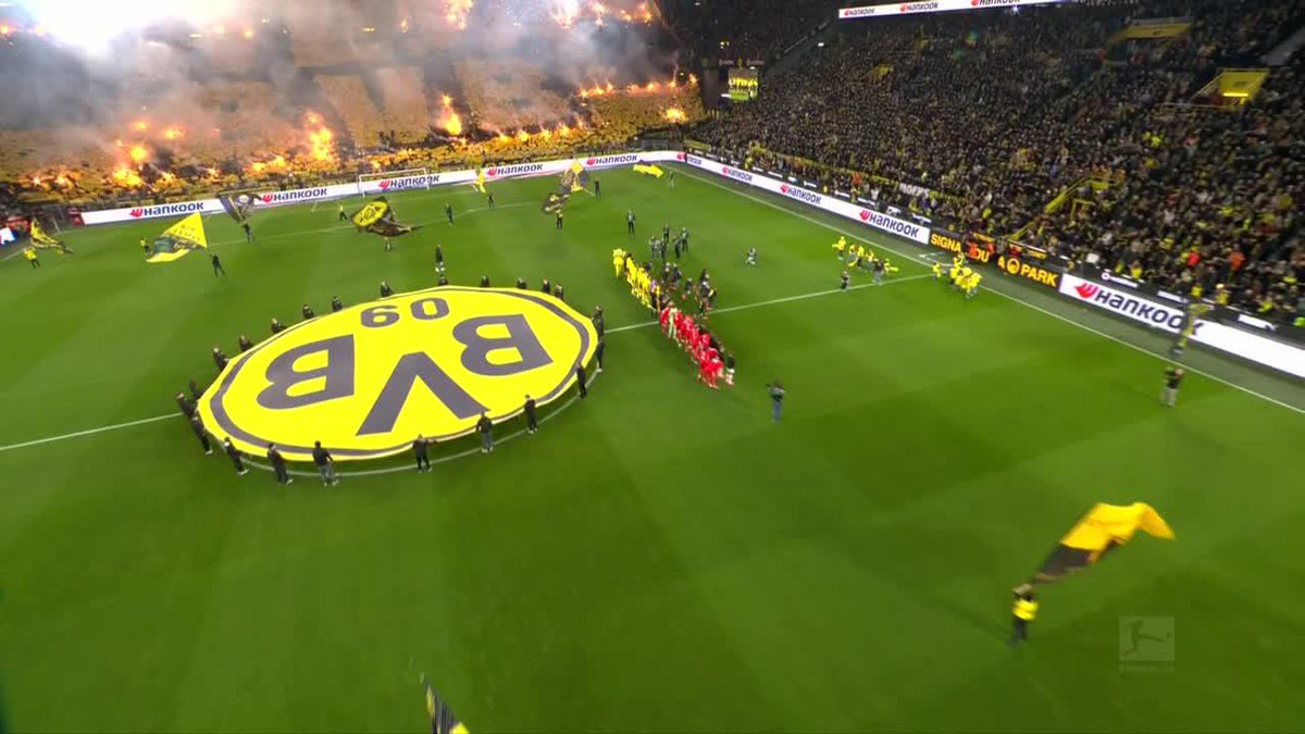 Scenes at Signal Iduna Park as Dortmund and Bayern kick off Der Klassiker 🔥