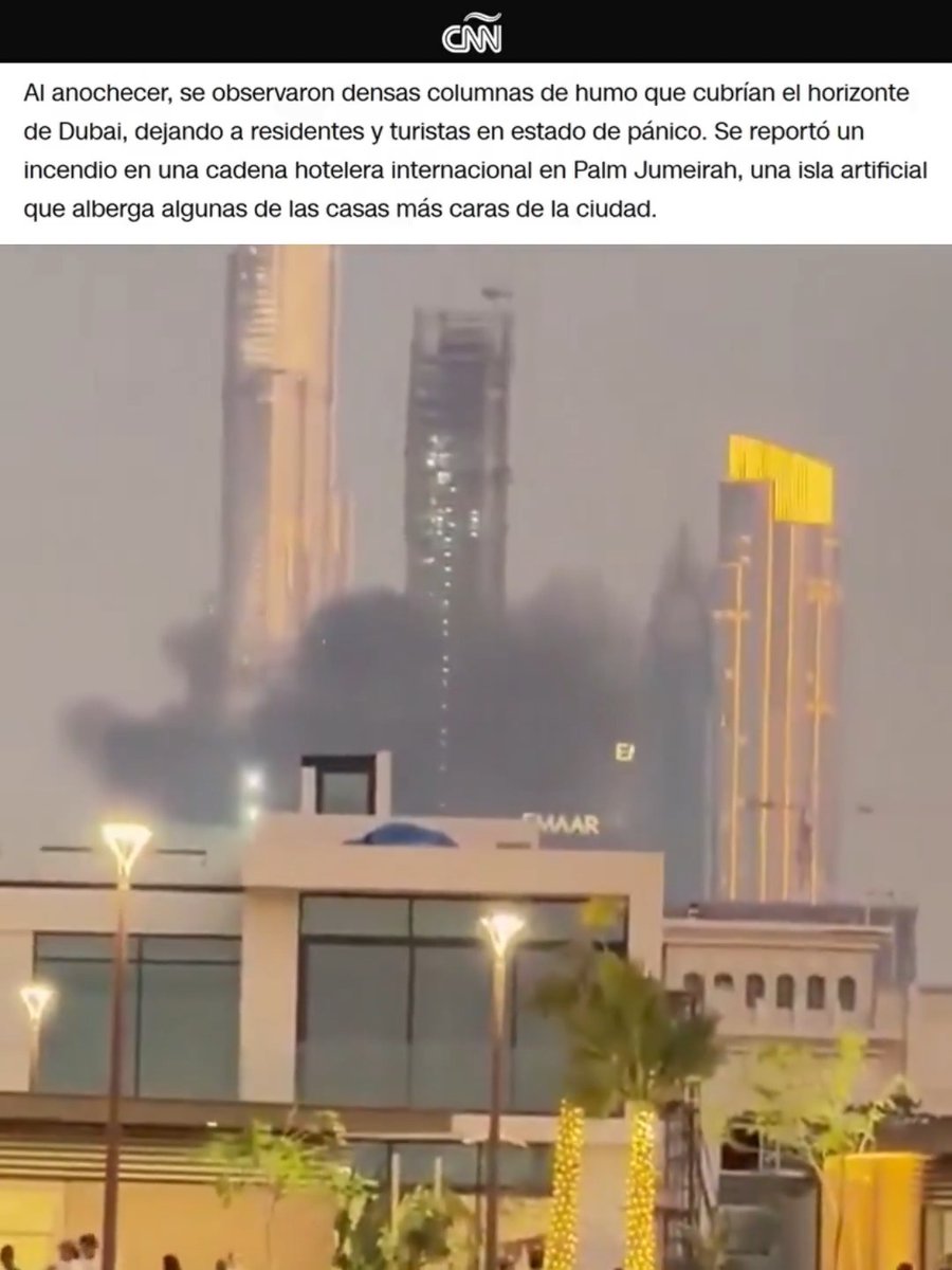 "Burj Khalifa": Porque reportan ataques de Irán contra Dubái