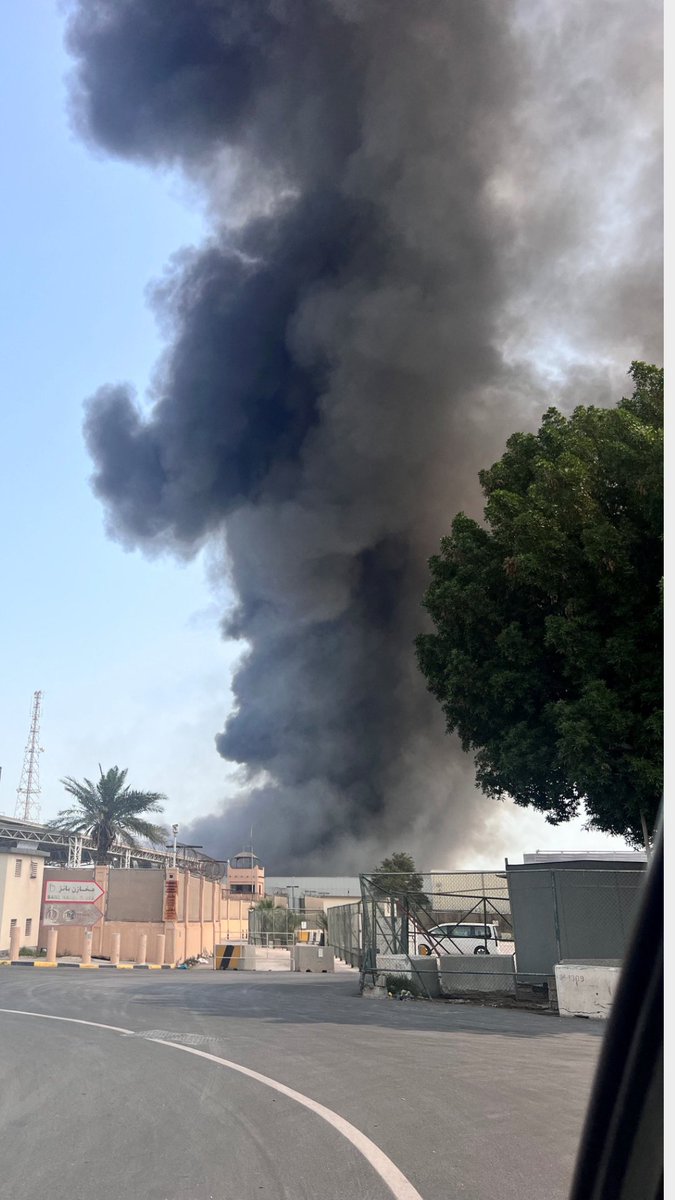 Video released on February 28 showed the moment of a strike near a U.S. base in Bahrain. Reuters confirmed the location as Manama, Bahrain, but the date when the video was filmed could not be independently verified