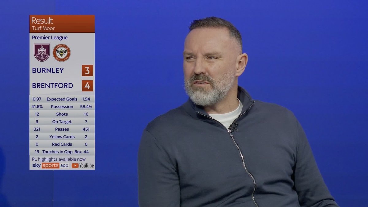 "The momentum was with Burnley" 😳 Kris Boyd reacts to Brentford's 4-3 win over Burnley in an eventful game ⚽️
