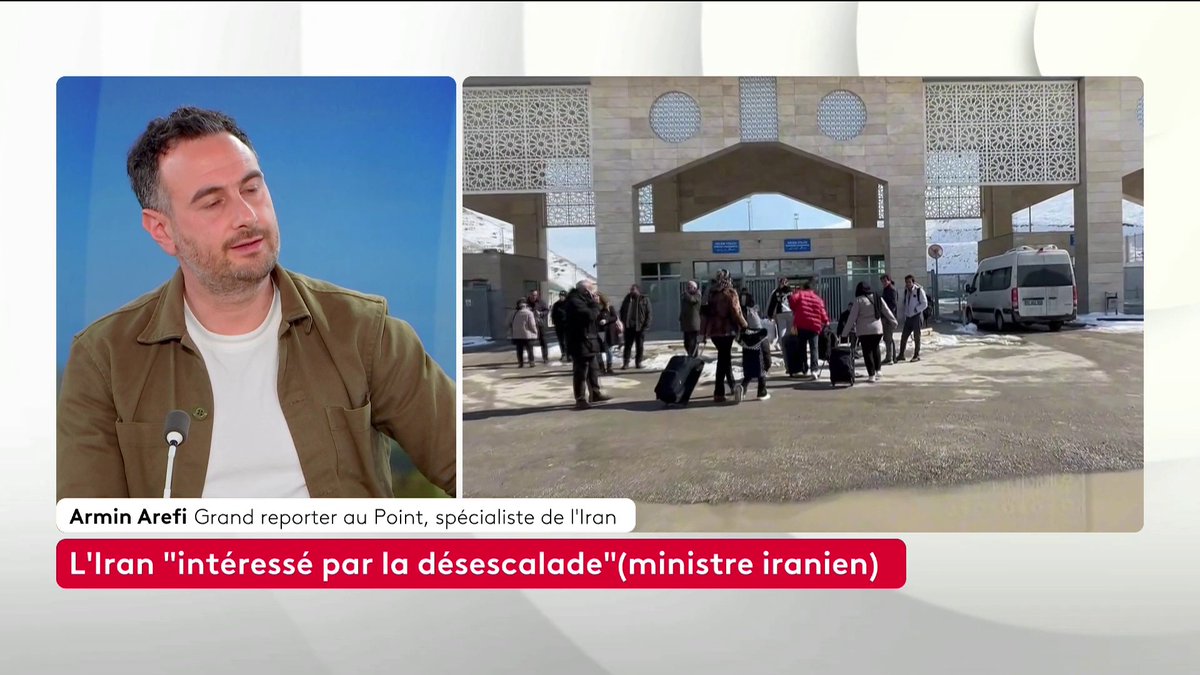 🔴 Iran : "Les fidèles du régime représentent 15 à 20 % de la population (…) c’est un régime qui se sent menacé depuis des années et qui est prêt à tout pour rester au pouvoir", explique Armin Arefi, grand reporter au Point, spécialiste de l’Iran. #ToutEstPolitique #canal16