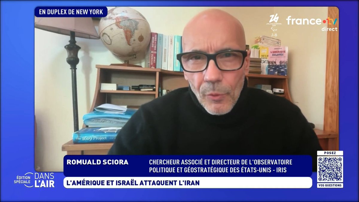 "Donald Trump a déployé une armada incroyable, des forces comme jamais vu depuis 2003. Il a toujours en ligne de mire l’électorat MAGA, c’est la seule chose qui l’obsède. Je ne pense pas que son but soit un changement de régime". Romuald Sciora, en direct de New York #cdanslair