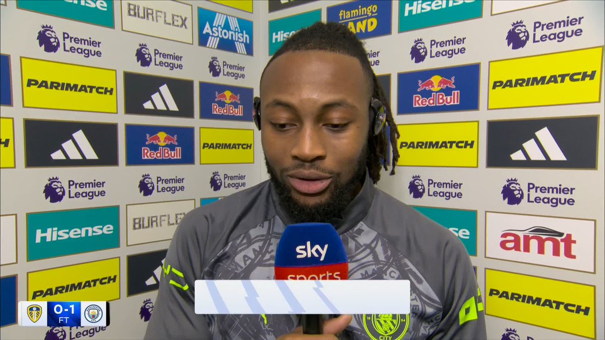 "It means everything... whatever Arsenal do, we'll see" Antoine Semenyo on keeping the Manchester City keeping pressure on the Gunners in the Premier League title race 💪