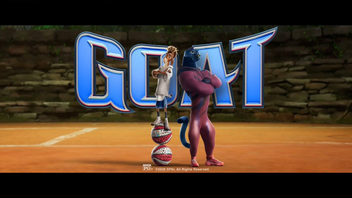 Show ‘em what you got! From the artists that made KPop Demon Hunters, Spider-Man: Across the #SpiderVerse, and producer Stephen Curry, get tickets for #GOATmovie – now playing exclusively in theatres.