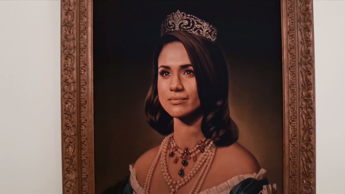 That Beyonce reminded the British media that they ain’t shit. Accepting an award in from of Meghan’s painting . At the time Meghan was getting abused on daily basis from the British media and the royal family. A Queen indeed. #BRITs #BRITsAwards