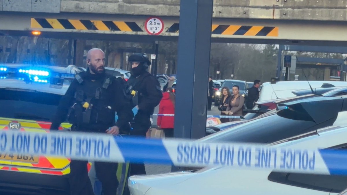 Security Guard stabbed in busy shopping centre a few hours ago in Milton Keynes. I was actually in the exact spot it happened moments before. Scary world we live in.