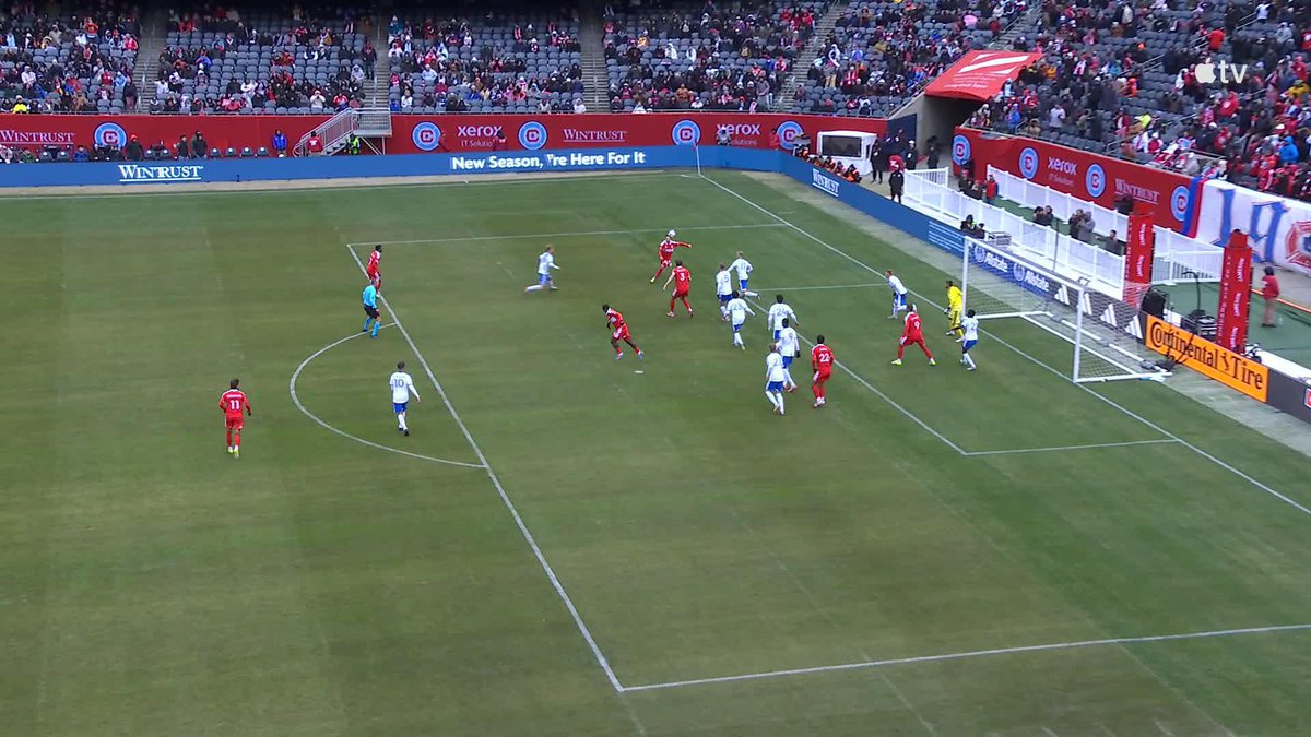 Cleared off the line! 😤