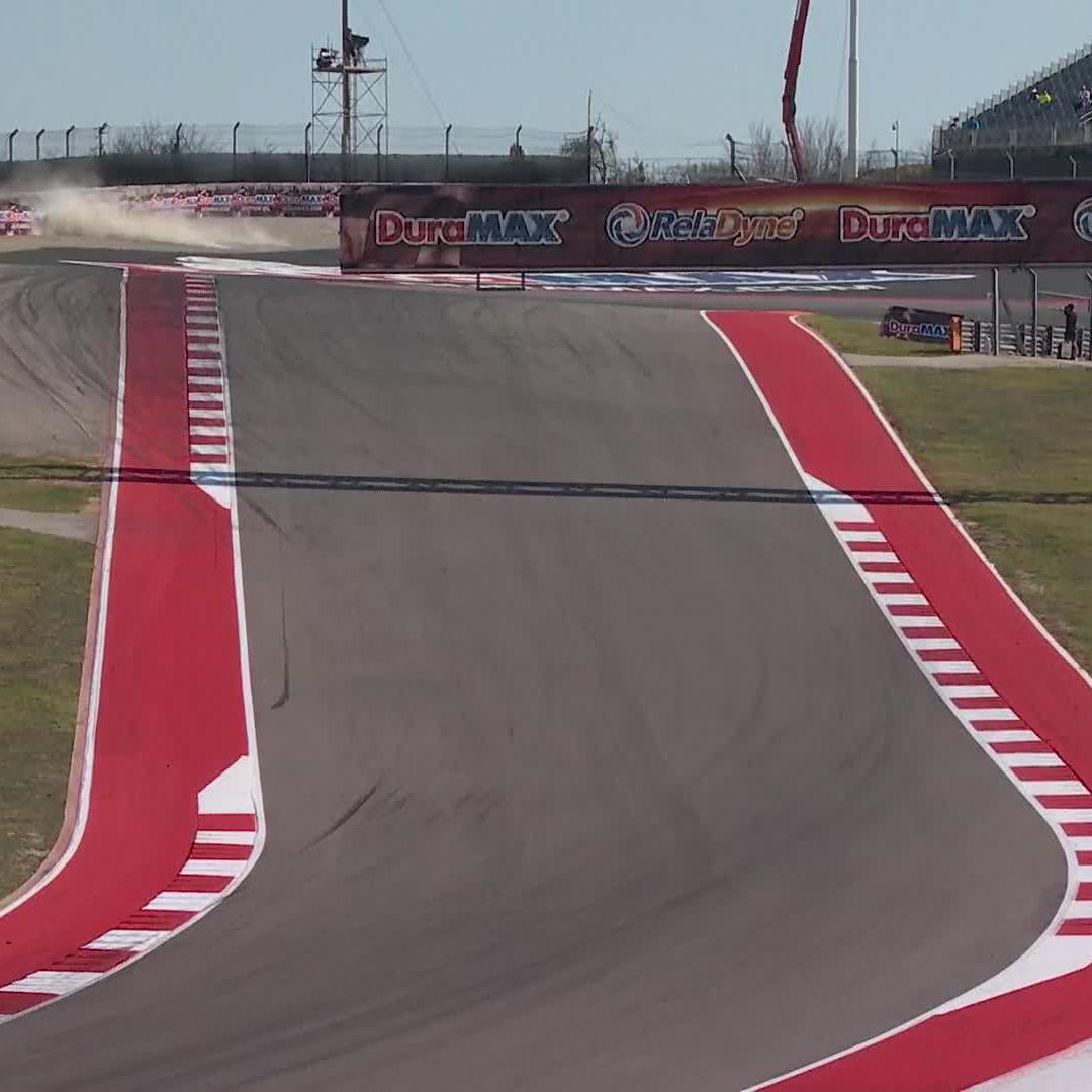 Issues for the No. 30 sent Baltazar Leguizamon into the barrier.