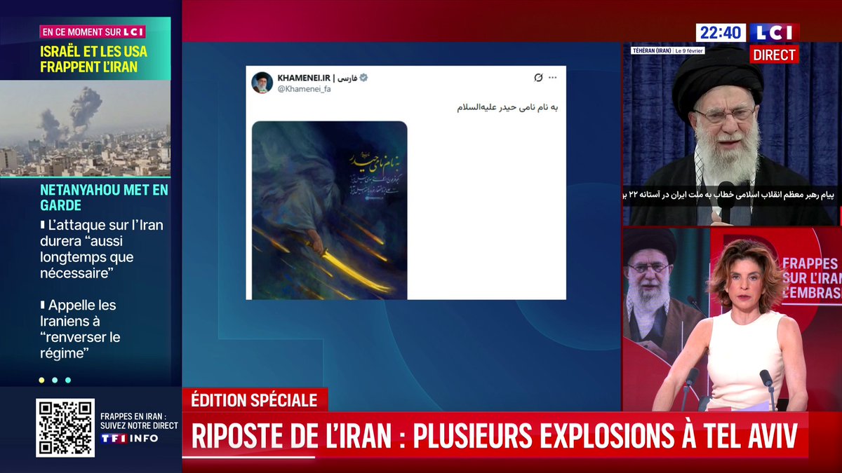 🔴 Le guide suprême Ali Khamenei est mort, annonce Donald Trump. Suivez notre édition spéciale sur LCI ⬇️