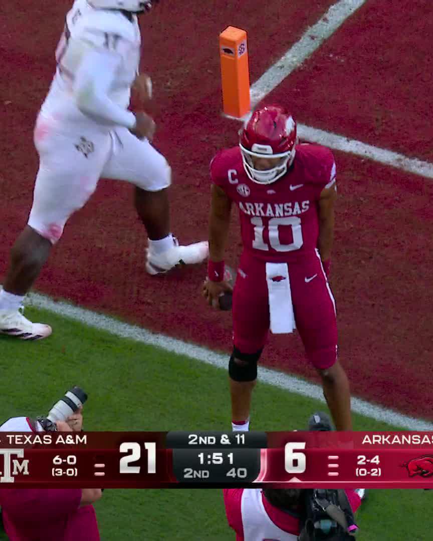 TAYLEN GREEN. PURE ATHLETE. 😮‍💨 Arkansas Razorback Football x #NFLCombine