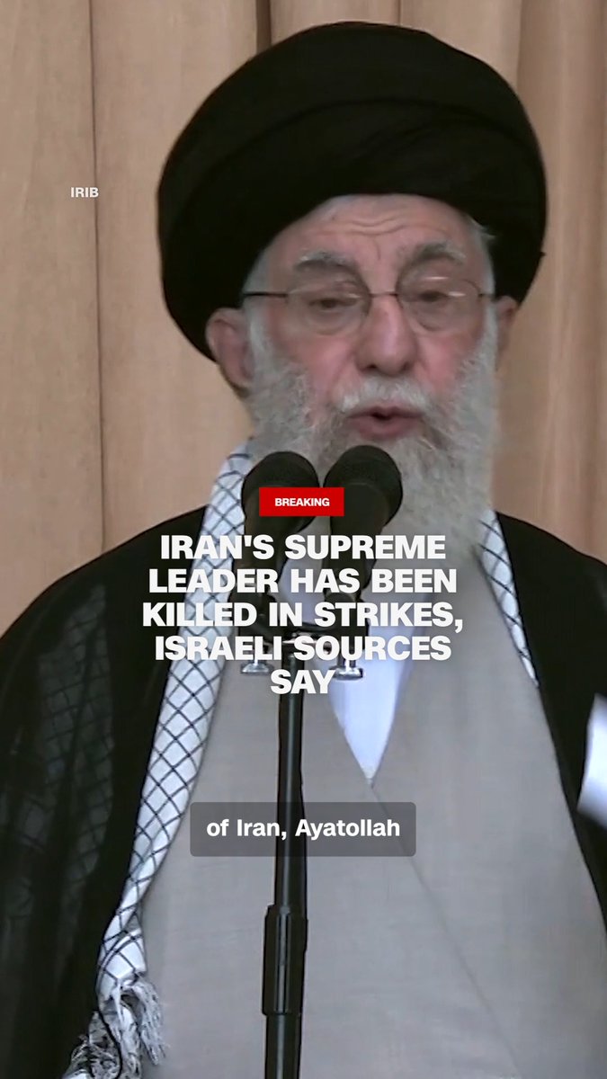 Israel has confirmed that Iran's supreme leader was killed in strikes, according to two Israeli sources familiar with the matter. CNN's Jeremy Diamond reports. Follow live updates: