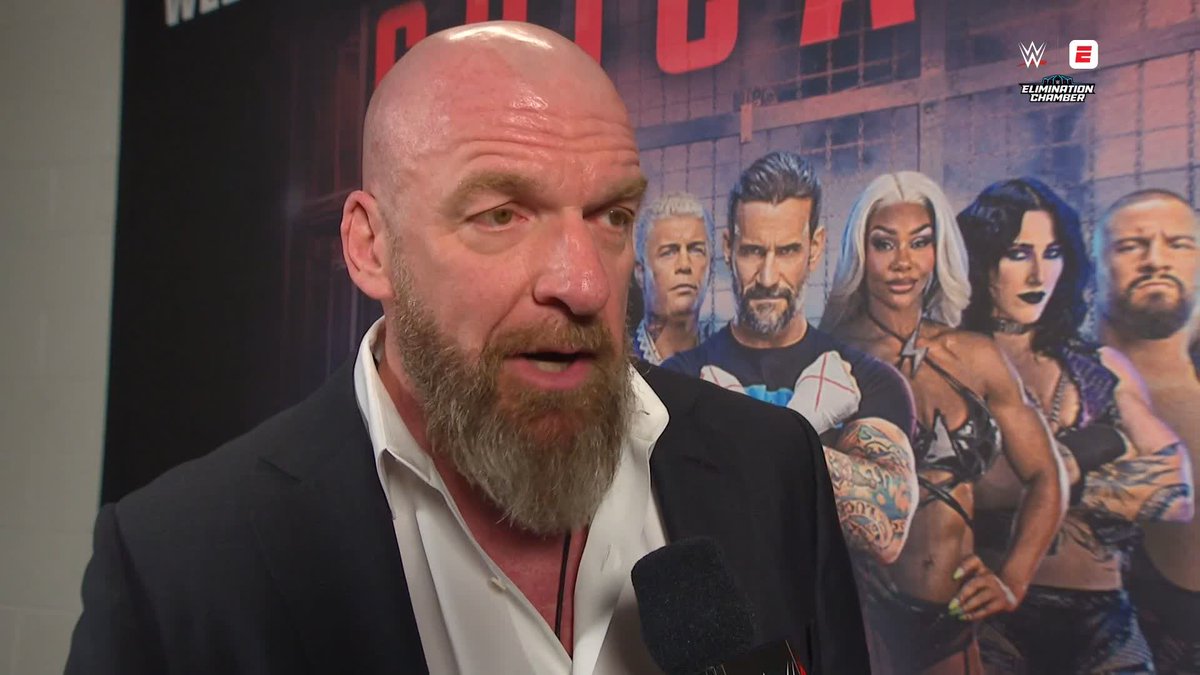 “These are nights that make talent.” 😤 Triple H previews tonight's #WWEChamber matches! Watch Elimination Chamber at 7 ET/4 PT LIVE on the ESPN app: