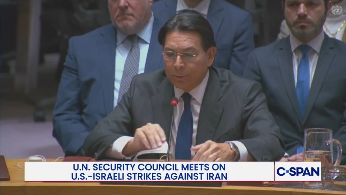 Israeli Ambassador Slams Iran at U.N. Security Council Meeting