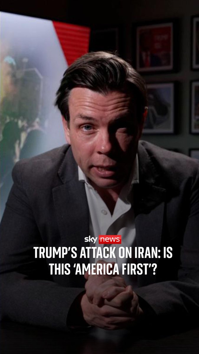 The US president was elected on a promise that he would not take the country into unnecessary foreign wars. So how will he explain his intervention in Iran to the American people? Mark Stone explains ⬇️ 🔗