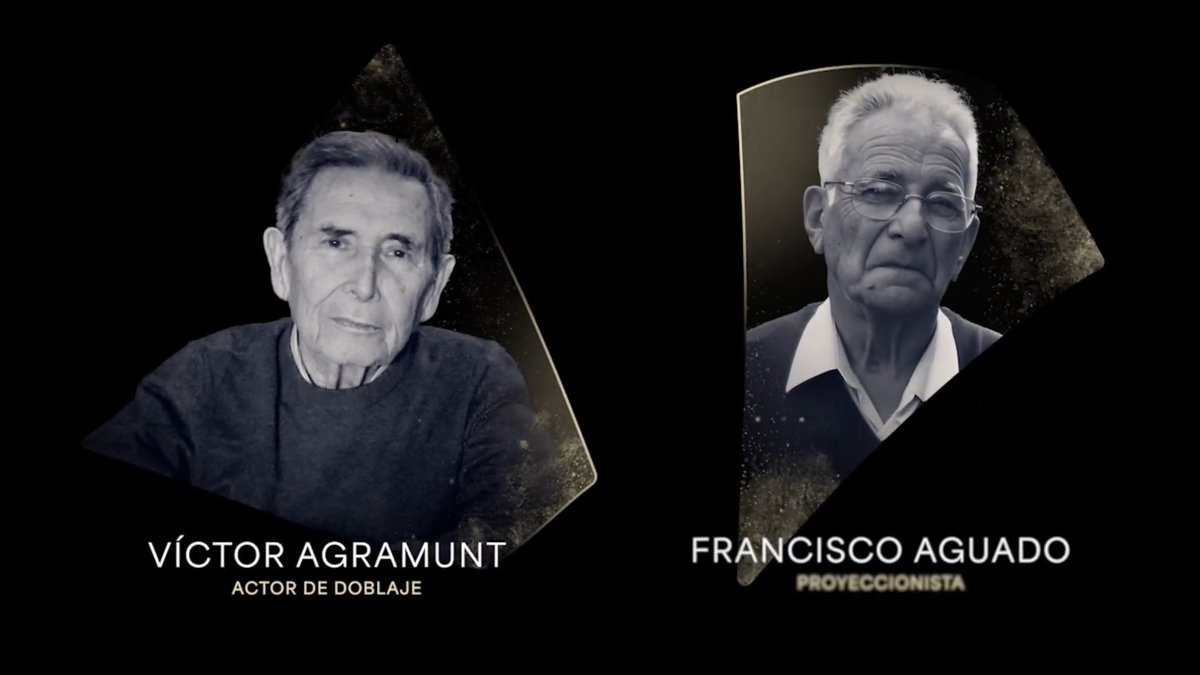 Recordamos y homenajeamos a los y las profesionales del cine español que nos dejaron en el último año. #Goya2026 🖤