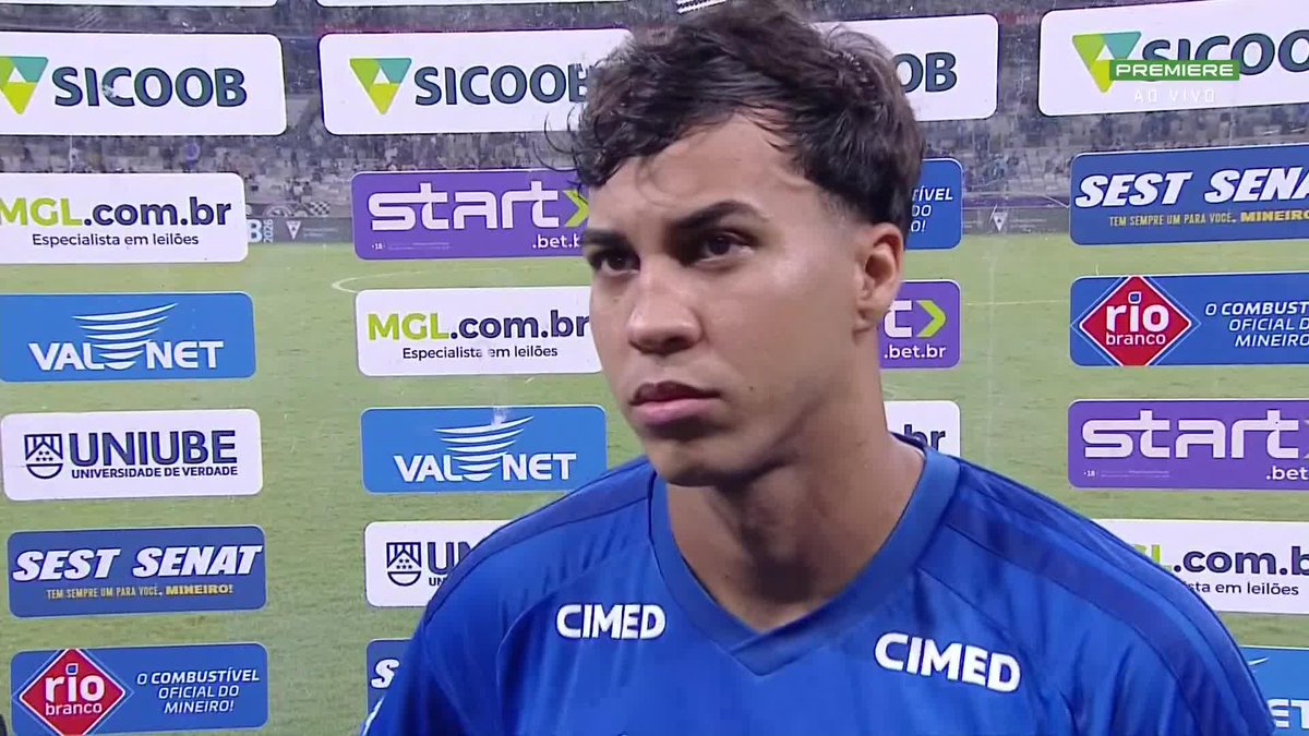 Kaio Jorge, após fazer o gol da vitória do Cruzeiro sobre o Pouso Alegre: "A gente está em busca daquela confiança do ano passado, a gente sabe que tem muito a entregar ainda dentro de campo".