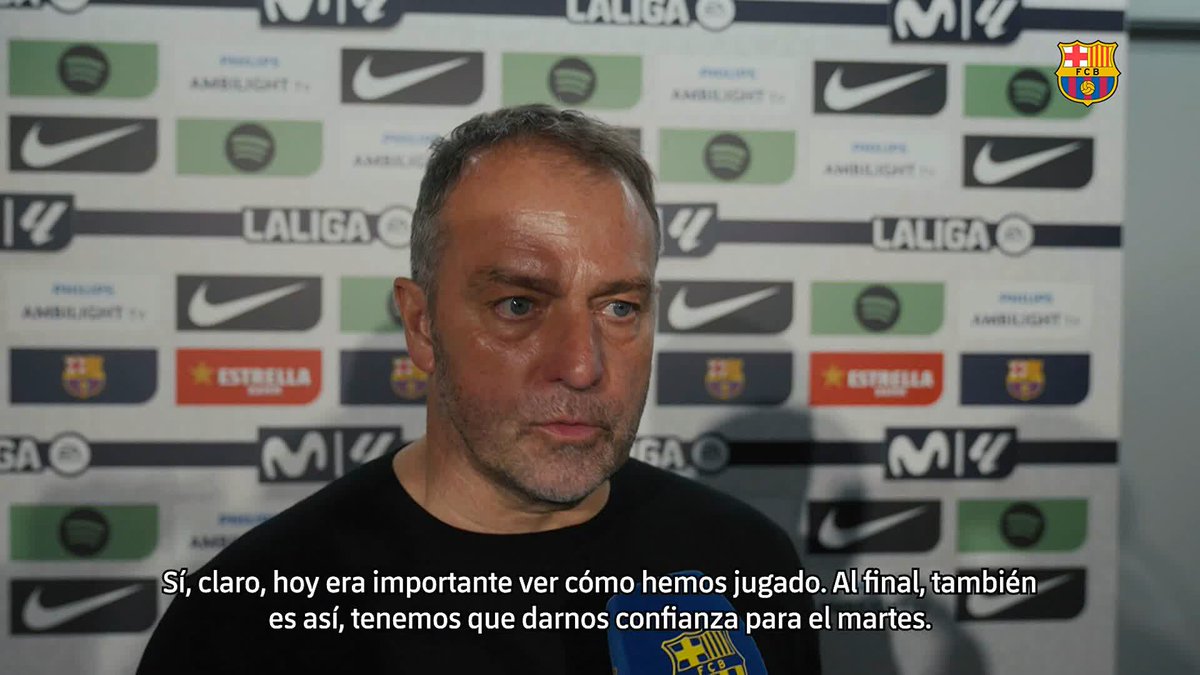 Flick valora el #BarçaVillarreal 🎙️