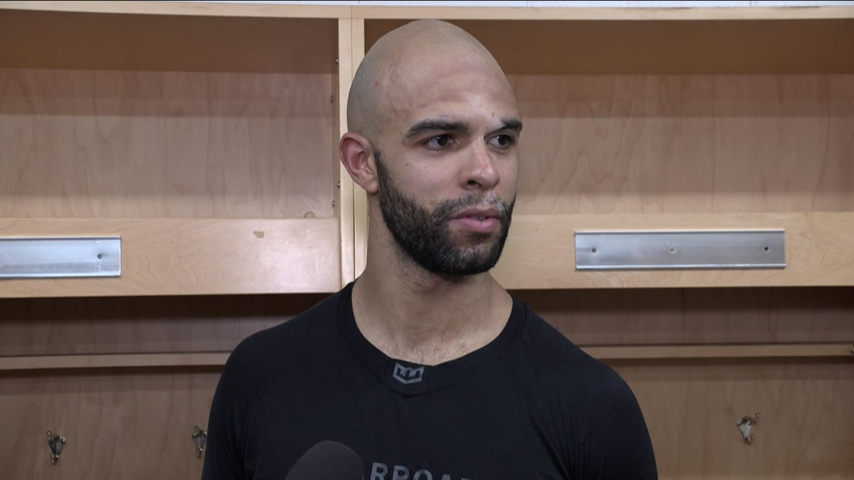 "It starts with us, it starts with leadership." Darnell Nurse shares his thoughts after the #Oilers 5-4 defeat in San Jose. Enterprise | #LetsGoOilers