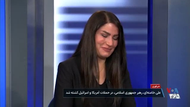 ⚡️لحظه اعلام خبر تاریخی کشته شدن خامنهای در برنامه زنده صدای آمریکا و احساساتی شدن مجری و میهمان
