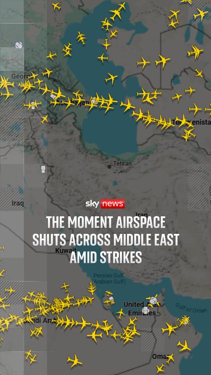 Airlines serving the Middle East cancelled and diverted flights on Saturday after the US and Israel launched deadly strikes against Iran. Iran responded by launching a series of attacks targeting Israel and four Gulf Arab countries that host US military bases – Bahrain, Kuwait, Qatar and the UAE. 🔗