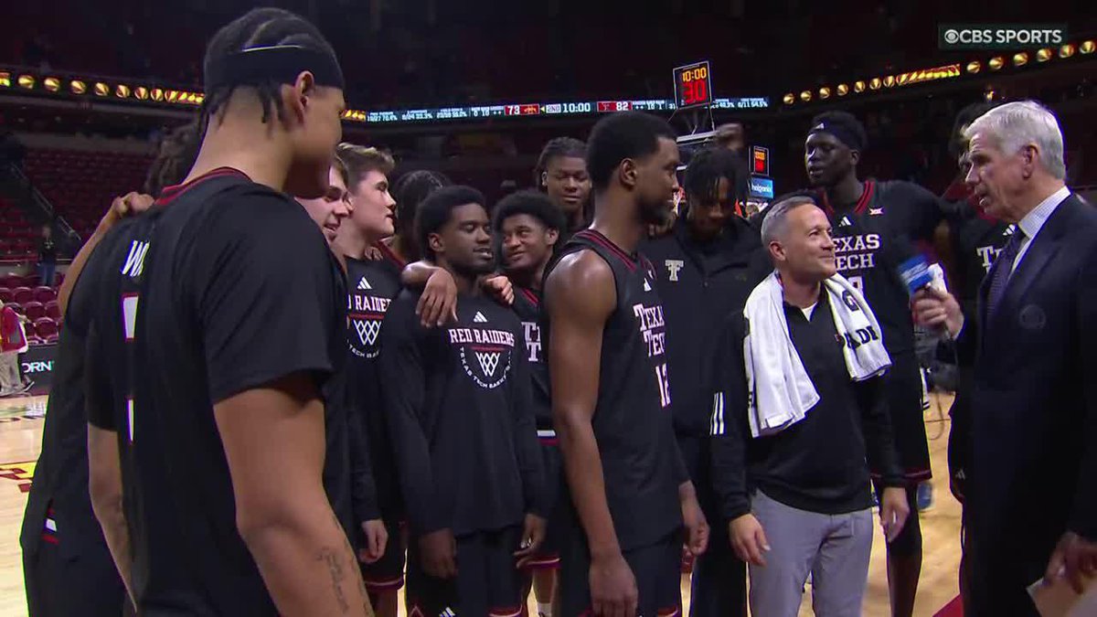 "It's real. These dudes really do love each other. That's the difference." Grant McCasland caught up with Jim Spanarkel after their HUGE win at Iowa State. Texas Tech Basketball