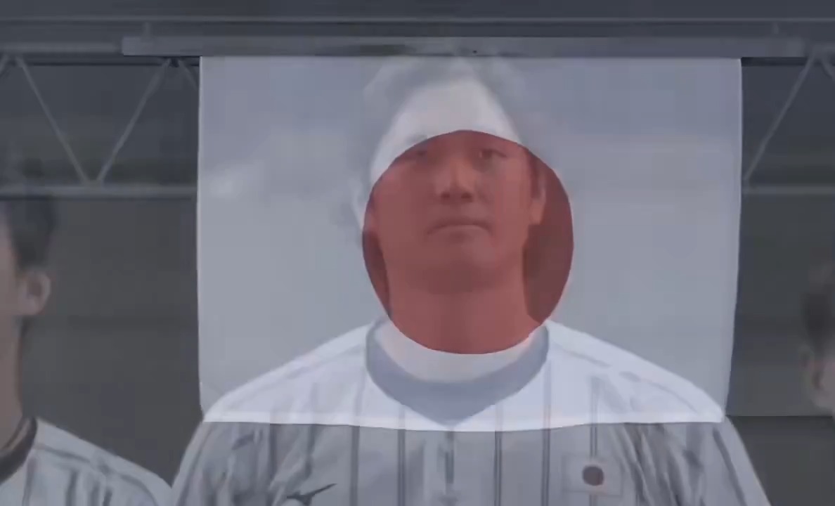 Shohei getting emotional during Japan's national anthem 🥹
