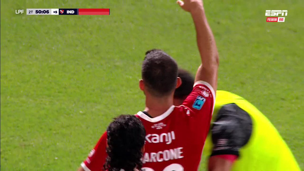 "Marcone": Por su gol en la victoria de Independiente contra Central Córdoba