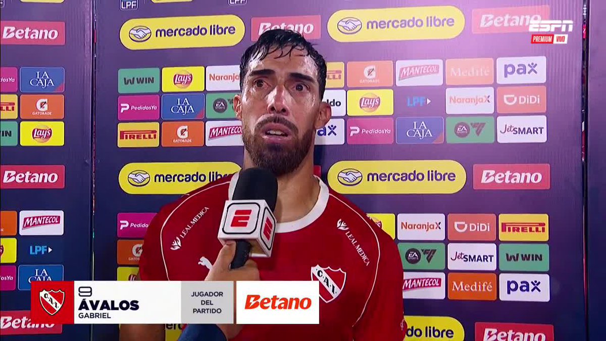 😯¿PALO PARA MARAVILLA MARTÍNEZ? "Algunos están más preocupados por pegar codazos y lastimar al rival. Yo estoy pensando en ganar todo con Independiente y jugar el Mundial" declaró Gabriel Ávalos al finalizar el partido