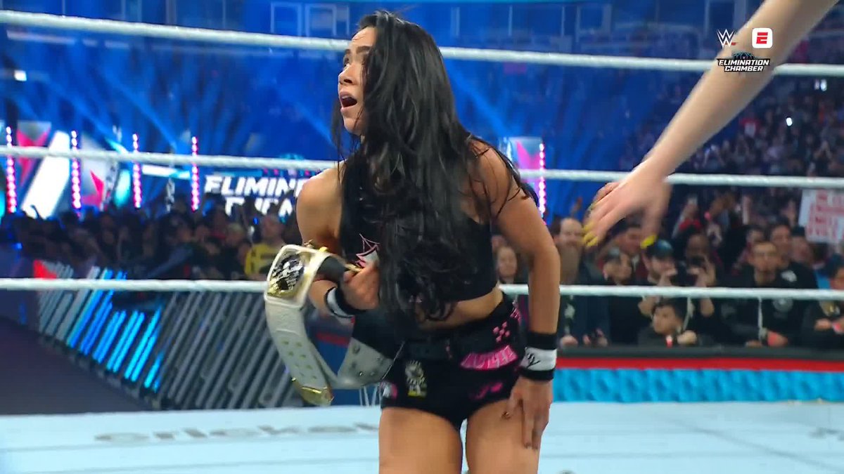 .AJ Mendez has DONE IT! 🏆 She is the NEW Women's Intercontinental Champion!