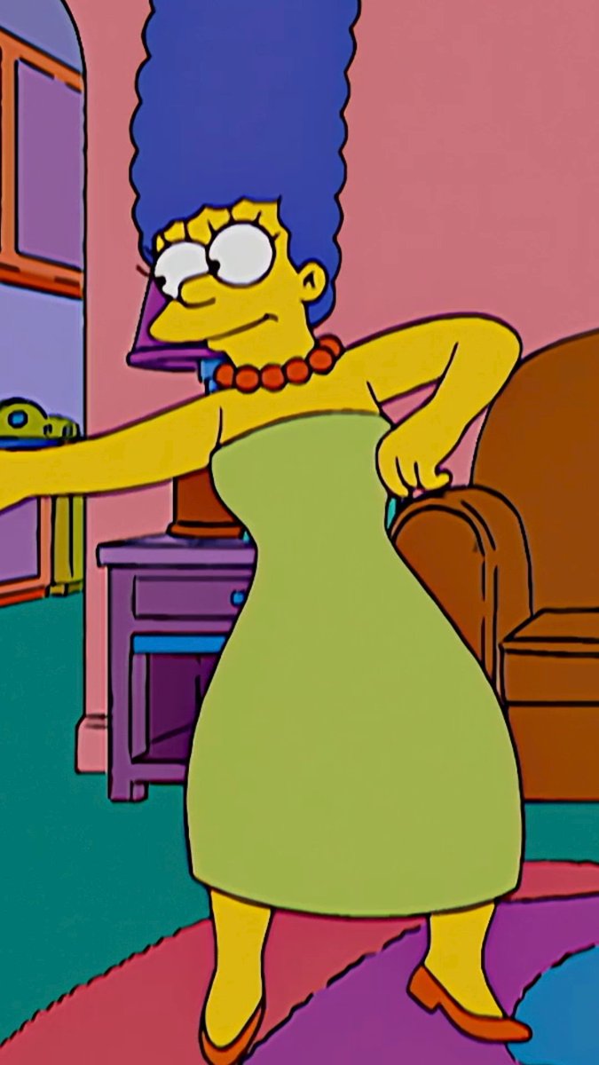 She married Homer and still believes in love. Iconic behavior. 💙 Stream now on Disney+.