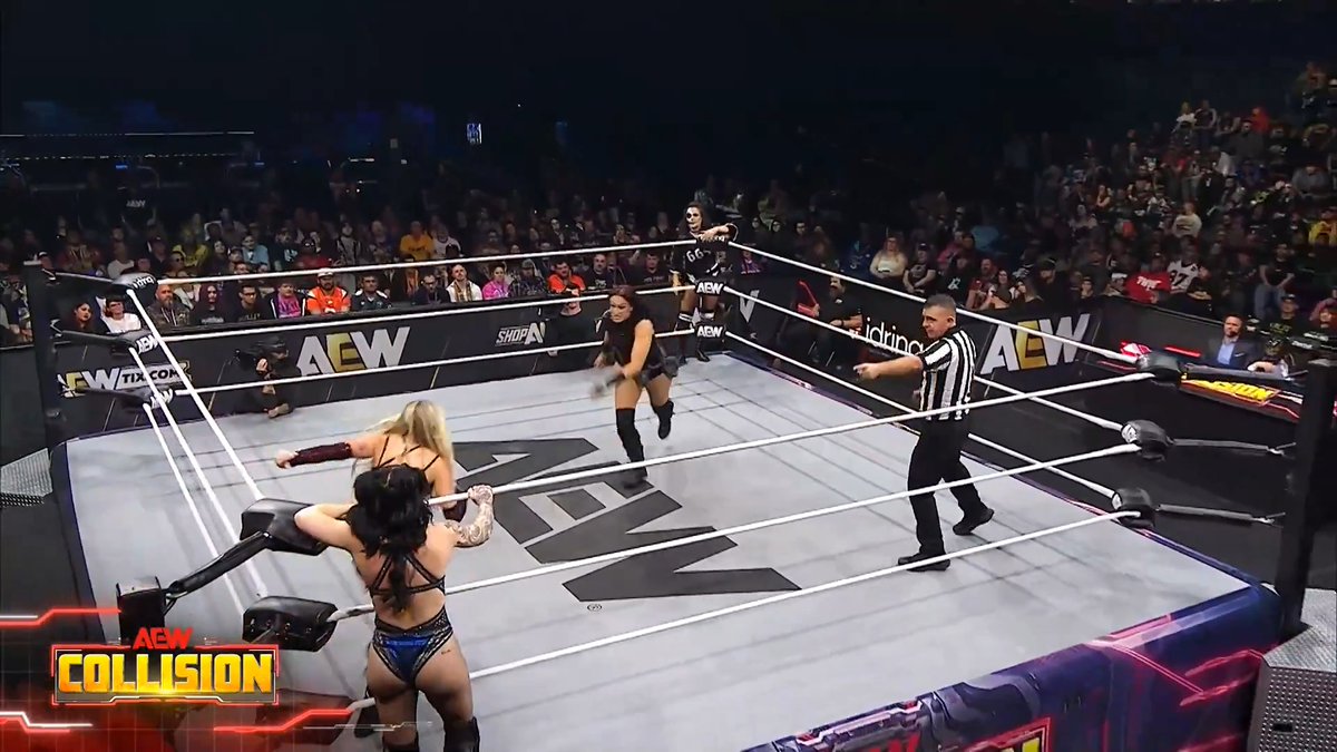 The POWER of Kris Statlander is on full display! Watch #AEWCollision on TNT & HBO Max