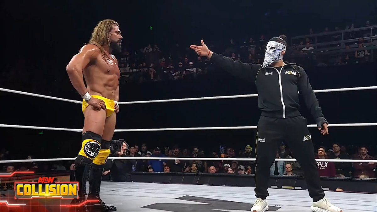 BANDIDO VS. ANDRADE IS OFFICIAL FOR AEW REVOLUTION! 🔥🔥🔥 #AEWCollision