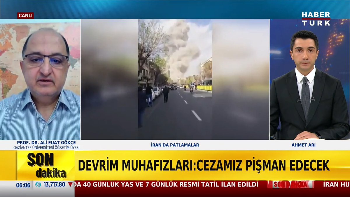 #SONDAKİKA - İran: "Hamaney öldürüldü" İran'da 40 günlük yas ilan edildi... Gaziantep Üniversitesi Öğretim Üyesi Prof. Dr. Prof. Dr. Ali Fuat Gökçe 🇹🇷 #HaberBülteni'nde değerlendirdi.