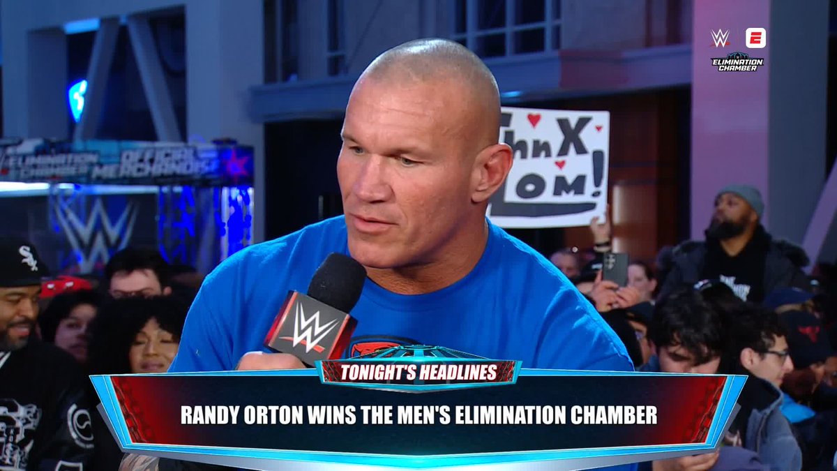 .@RandyOrton will continue to chase HISTORY at #Wrestlemania! 💪