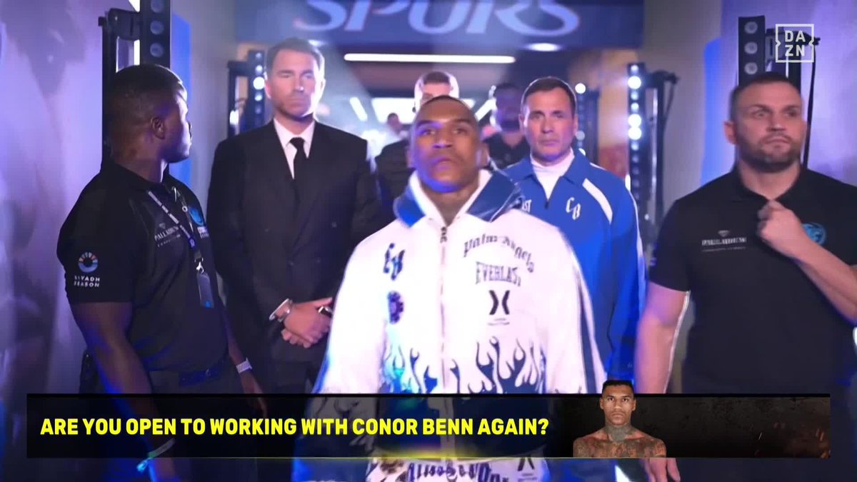 Eddie Hearn on potenitally working with Conor Benn again 👀 #NavaretteNunez | Live NOW on DAZN ▪️