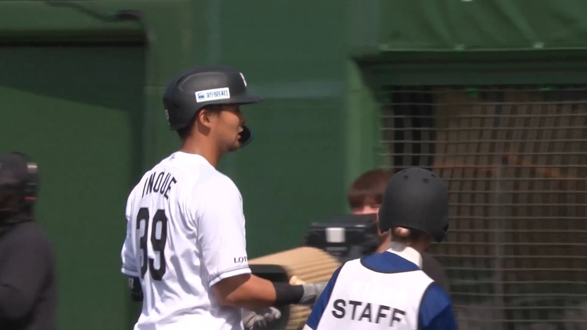 元チームメイト対決の行方は⁉️ 千葉ロッテ #井上広大 選手🆚ロッテジャイアンツ #ビーズリー 投手 #chibalotte 👇ライブ配信はこちら