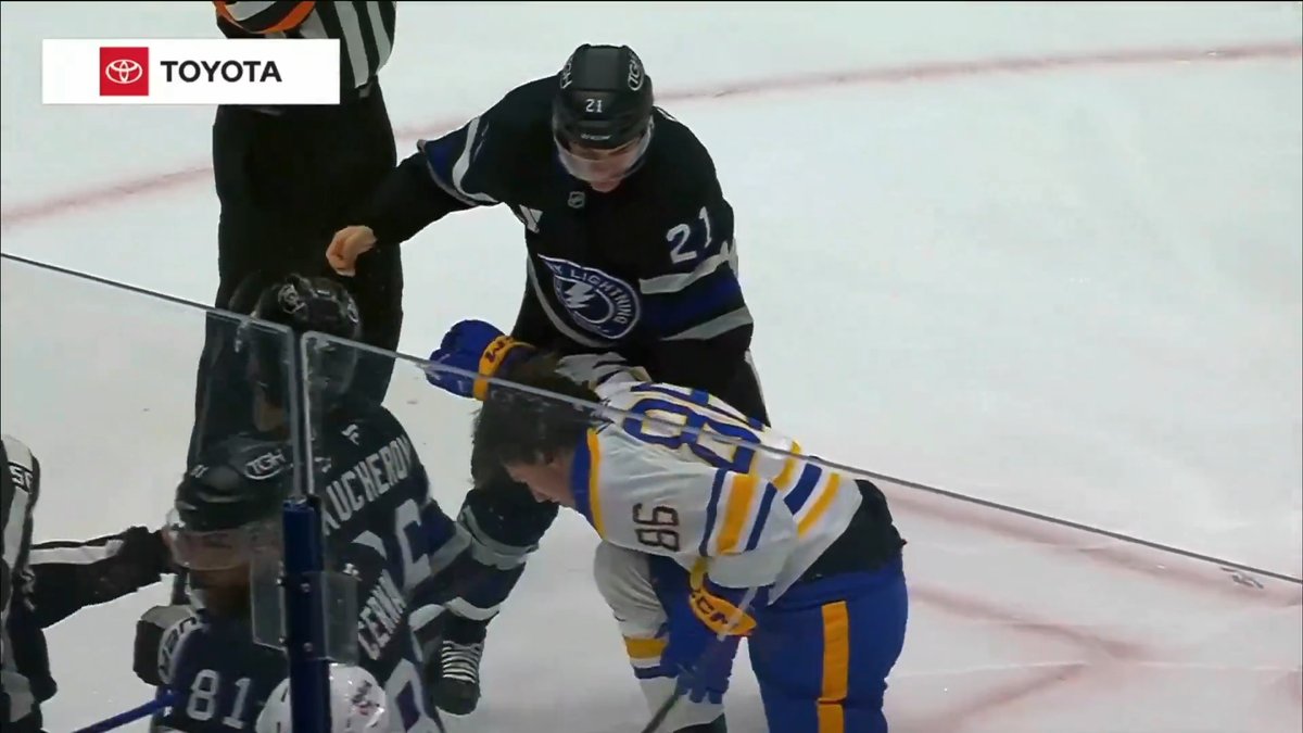 Respect to Brayden Point, who dropped Noah Ostlund with one punch and let up once he was vulnerable 👏