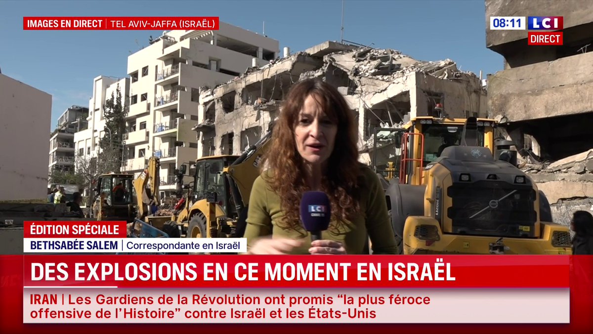 🔴 Des explosions ont été entendues en Israël ce dimanche matin, où des tirs de missiles iraniens ont été détectés selon l'armée israélienne.