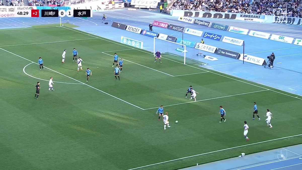 #モーメントブースター でシェアして盛り上がれ! ⚽️ゴール (51:40) 👟加藤 千尋 🆚川崎フロンターレ vs 水戸ホーリーホック 📺DAZNでライブ配信中 #DAZN #FanZone マクドナルド #シャカシャカポテナゲ #ピザポテト #夜マック