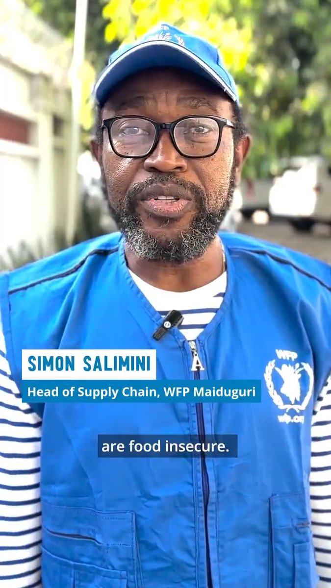 📍Parts of #Nigeria are facing one of the most severe food security crises in Africa. WFP is responding by combining food assistance with local procurement and strengthened logistics through WFP Supply Chain and Delivery - bringing food closer to the communities we serve, while supporting partners through shared storage, transport and training. WFP's Simon explains ⤵️