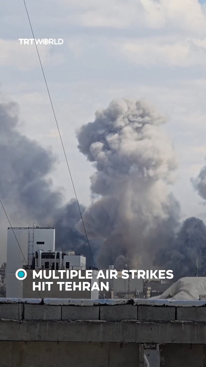 🚨🇮🇱🇮🇷 The Red Crescent reported that Israeli airstrikes had hit areas near the Iranian Red Crescent building and multiple hospitals in Tehran