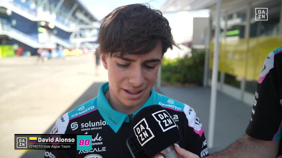 🗣️ "Estoy bien y lo bueno es que no tengo nada roto. Quiero descansar y recuperarme" El tranquilizador mensaje de David Alonso tras su durísima caída 🙏🏻 #ThaiGP 🇹🇭 #MotoGP 🏁