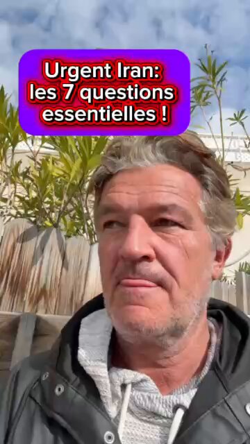 Urgent Iran : les 7 questions essentielles ! #Tehran #IranWar #Iran #trump