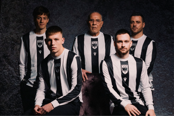 #PAOK100: The Jersey of the century ⚫️⚪️ Our colors, our stripes. From one generation to the next 🦅