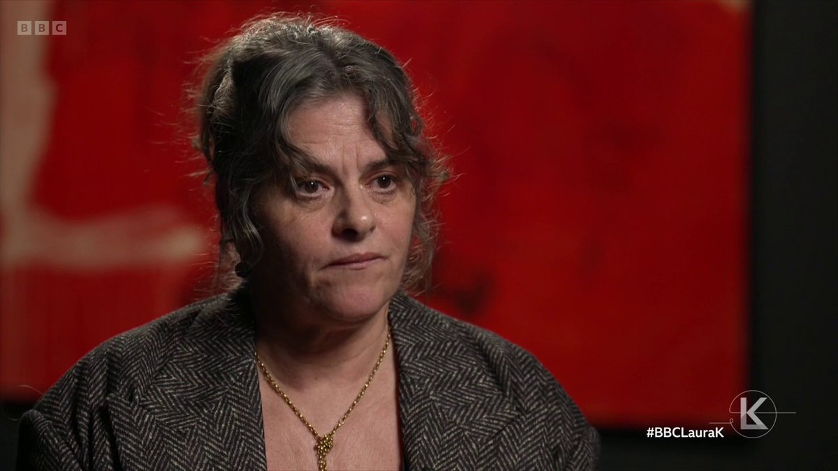 “I could cry now” Artist Tracey Emin reflects on her My Bed sculpture and the health problems she’s experienced as she tells #BBCLauraK about a new retrospective of her work